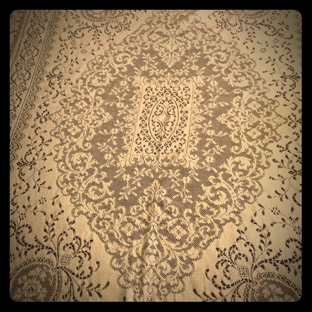 Lace tablecloth